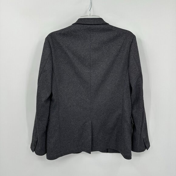 BEAUTY & YOUTH UNITED ARROWS jacket blazer sport coat polyester knit gray M - Picture 5 of 8